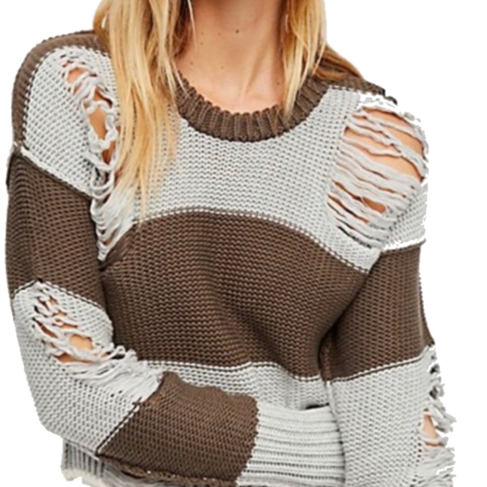 NSF Presley Destroyed Sweater - Picture 7 of 7